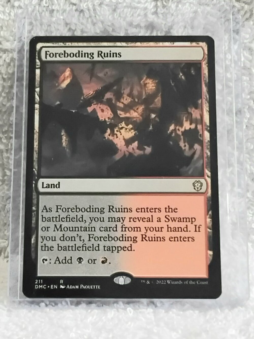 5/$20 Mint 2022 MTG Foreboding Ruins Rare Card 211 Deckmaster!!